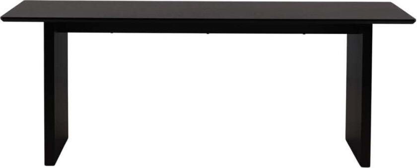 Vail spisebord 100x200cm svart.