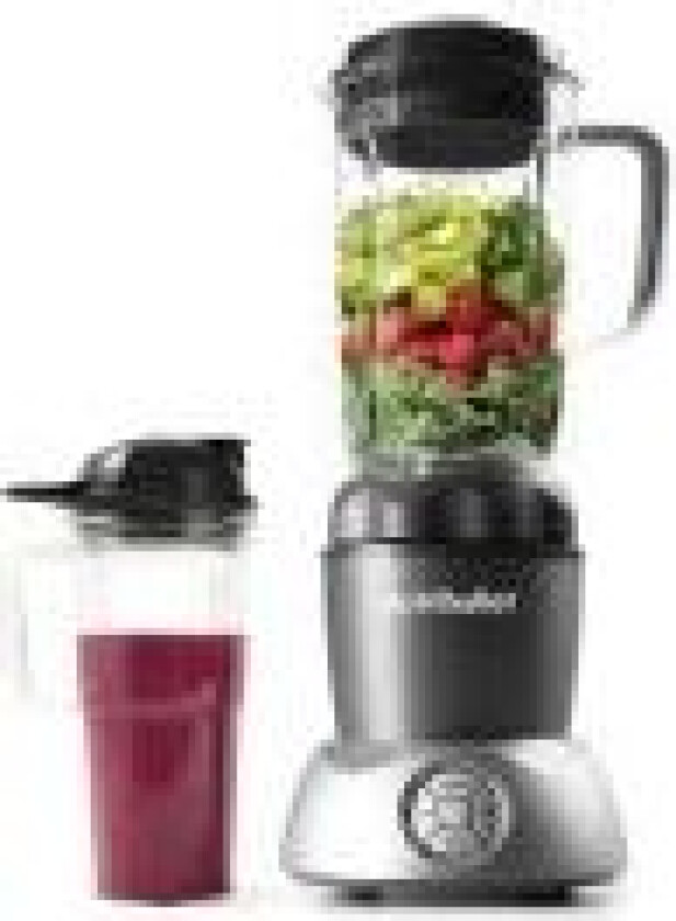 NutriBullet NB200DG, Bord juicepresse, 0,9 l, Isknusing, 900 W, Sølv