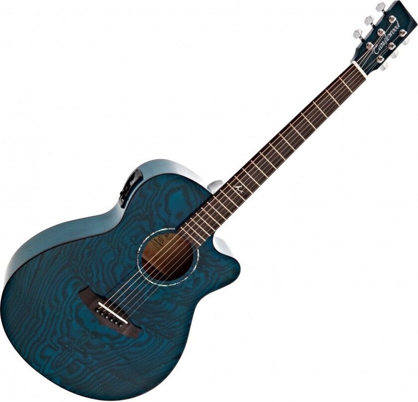 TA4CE Azure Super Folk Electro Acoustic Serenity Blue