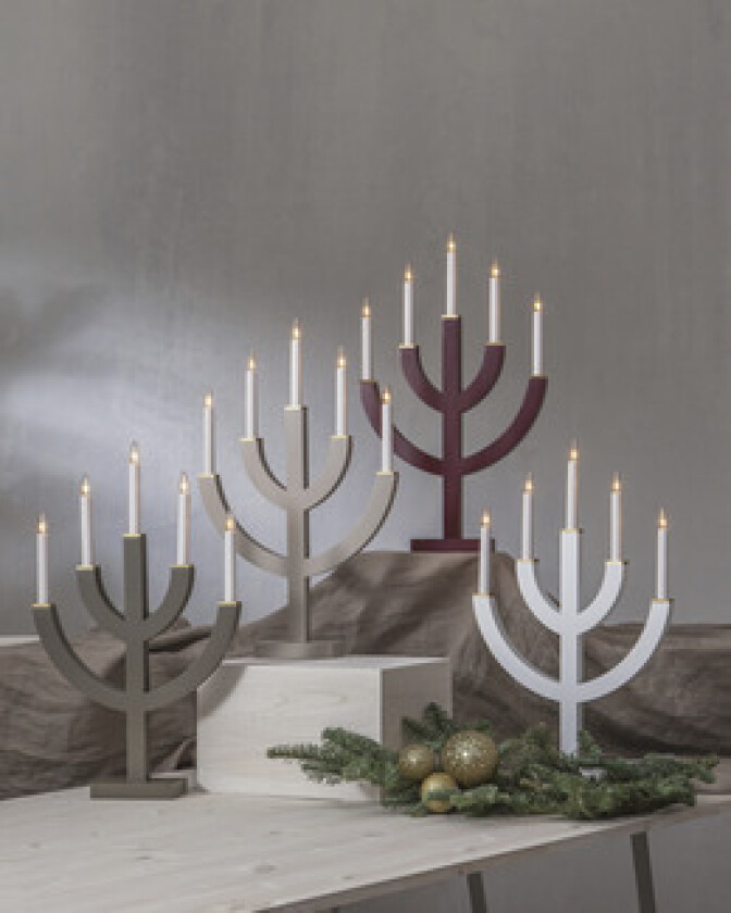 Lysestake Anno 59 cm Rød