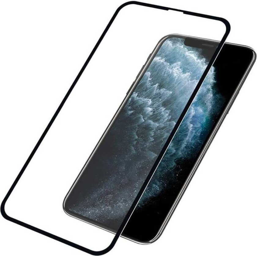 iPhone 11 Pro / Xs / X  Edge-To-Edge Skjermbeskytter - Case Friendly - Svart