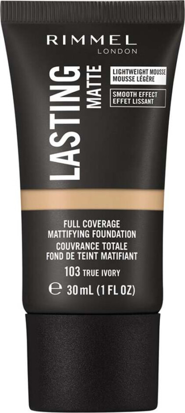 Lasting Matte Foundation 103 True Ivory
