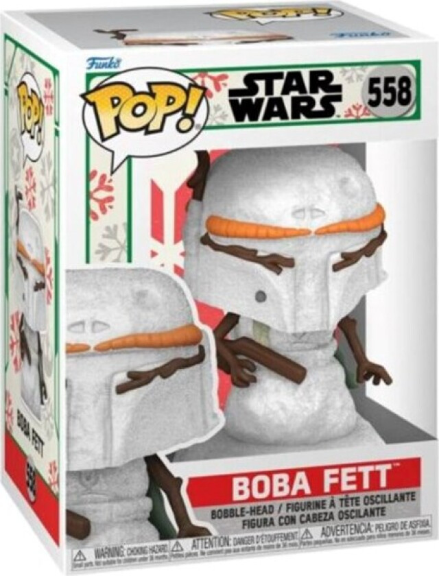 - POP Vinyl SW Holiday Boba Fett - Figur