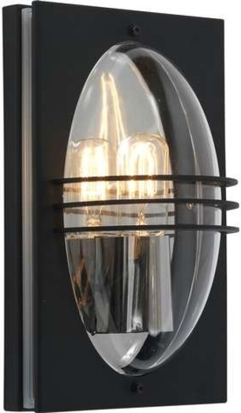 Frogner Utelampe Vegg Sort 1x40w E27 IP44 - 3100001887