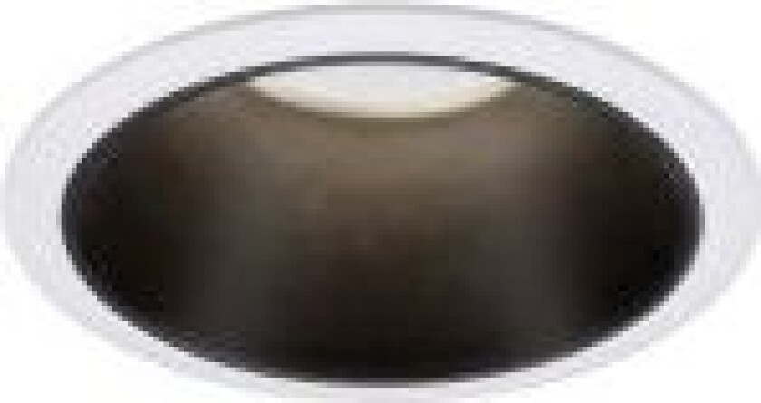 Innfelt armatur Cole GU10 maks. 10W hvit/svart matt