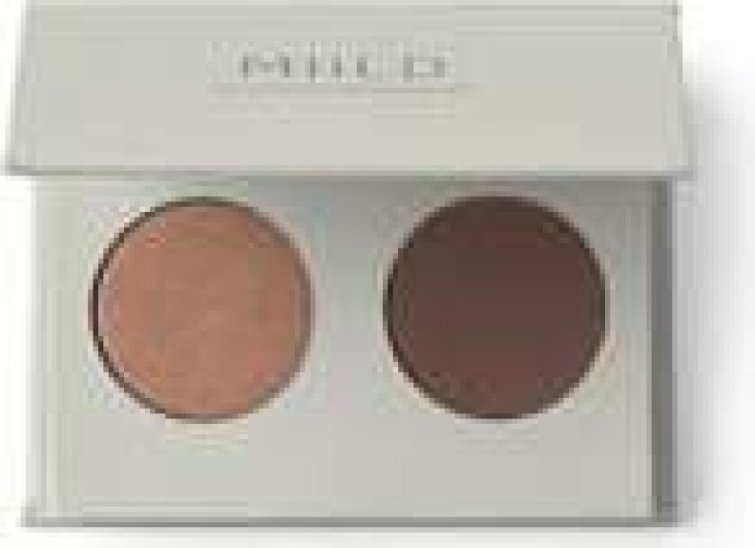 Natural Mineral Eyeshadow Duo Brown Orb