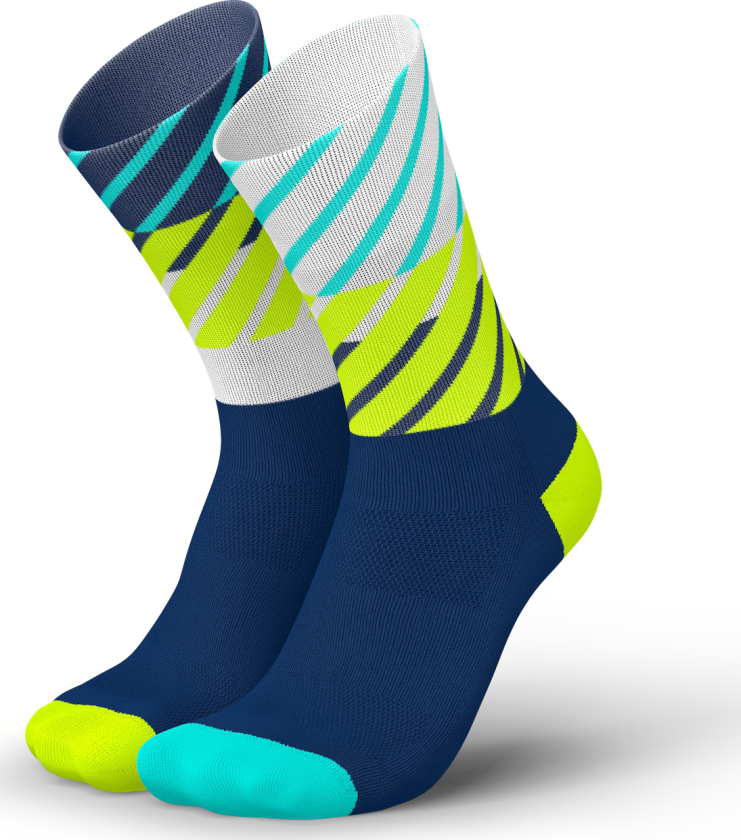 Incylence Running Diagonals High Navy Canary 35-38, Navy Canary