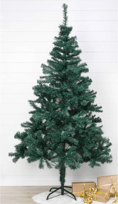 Juletre med metallstativ grønn 180 cm
