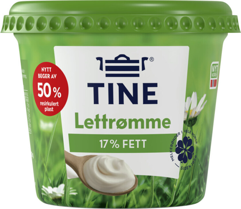 TINE Lettrømme, 17% 300g