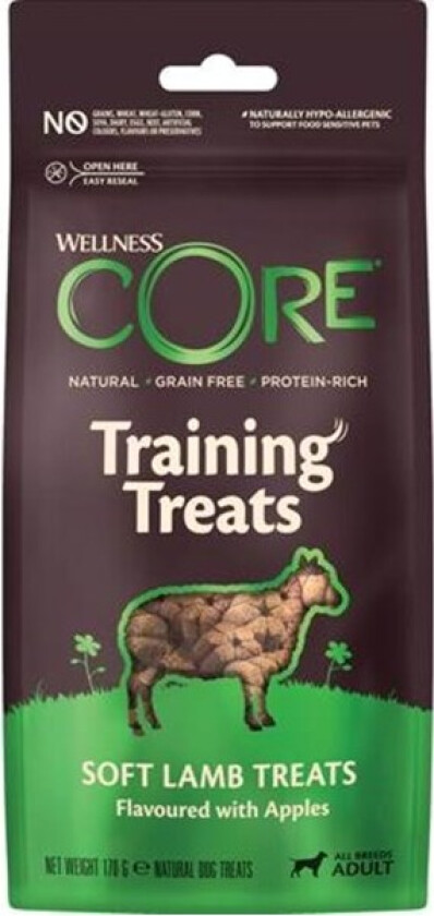 CORE Training Treats Hundegodbiter - Lam/eple 170g