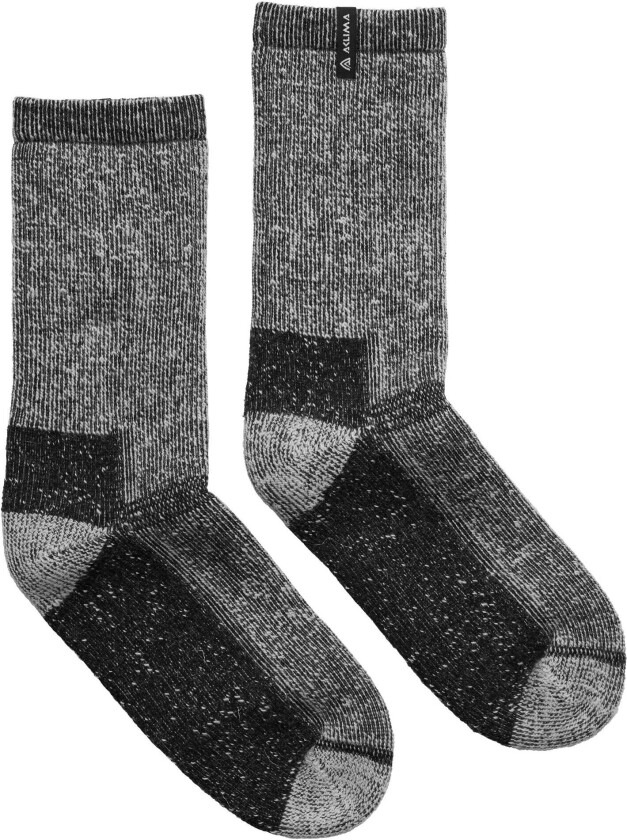 Bilde av Hotwool Socks Ullfrotté grey melange