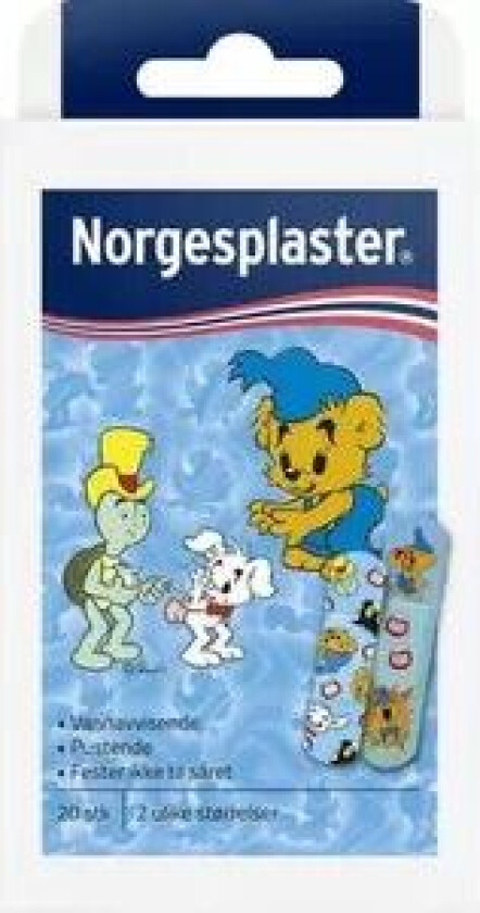 Norgeplaster Bamse 20stk