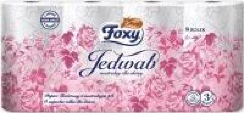 Silk Toalettpapir, 3-lags, parfymert - Hvit