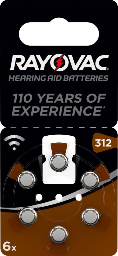 Rayovac Høreapp Batteri V312
