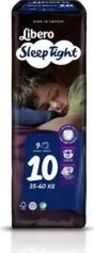 Libero Sleep Tight Nr 10. 35 Til 60kg