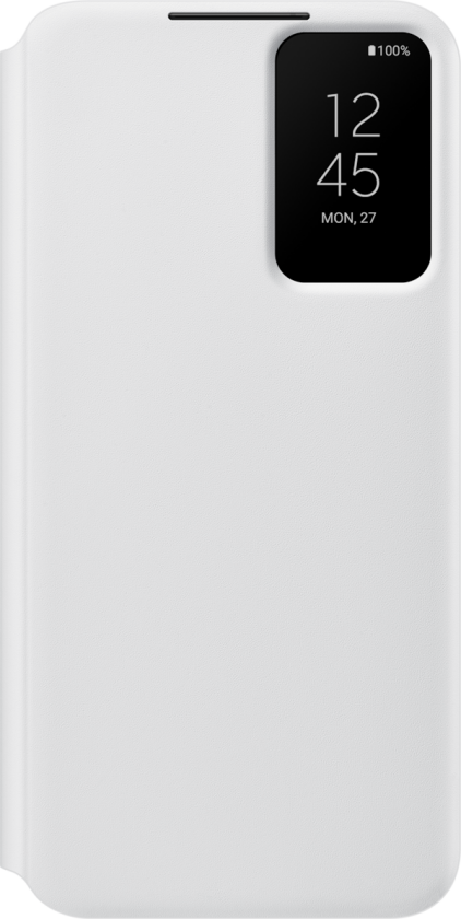 Galaxy S22+ Smart Clear View Cover, White