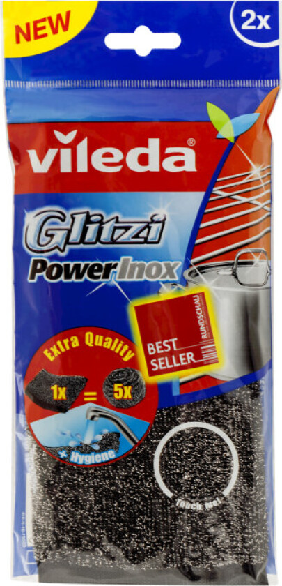 Vileda Glitzi Stålskrubb 2stk