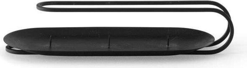 Clip lysestake til 3 lys 5 cm Sort