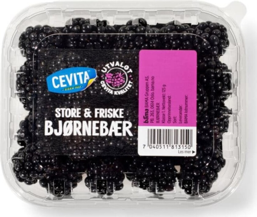 Bjørnebær 125g Beger