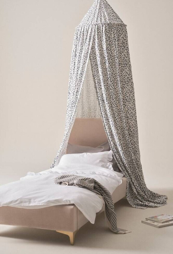 sengehimmel Hvit/grønn