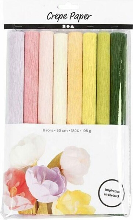 Crepe Paper - Pastel Colours (209001)