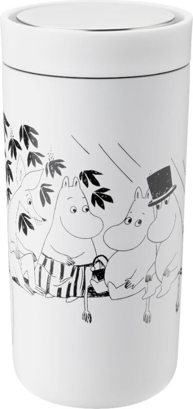 To Go Click Mummi termoskopp 0,4 l Soft white-black