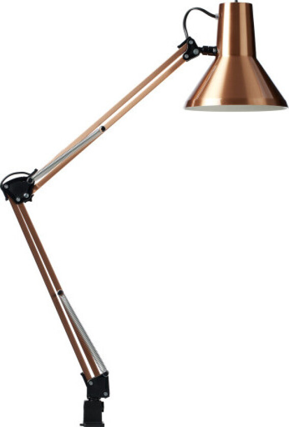 Jensen arkitektlampe, kobber