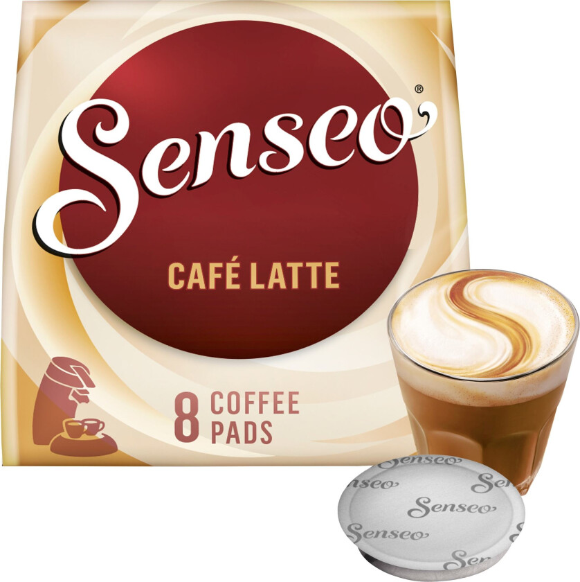 ® Coffee Pads - Café Latte - 8 pcs