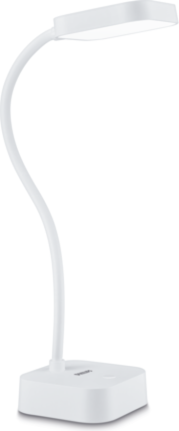Rock Bordlampe 5W 5000K, usb-lading, hvit