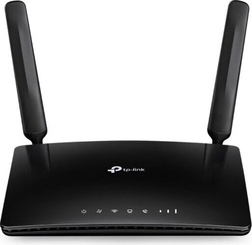 TL-MR6500v, Wi-Fi 4 (802.11n), Enkeltbånd (2.4 GHz), Ethernet/bredbåndsforbindelse, 3G, Sort, Frittstående router