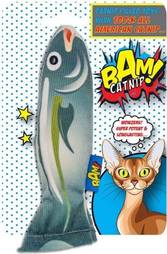 - Toy with Catnip - 16 cm - Fish - (503319005943)