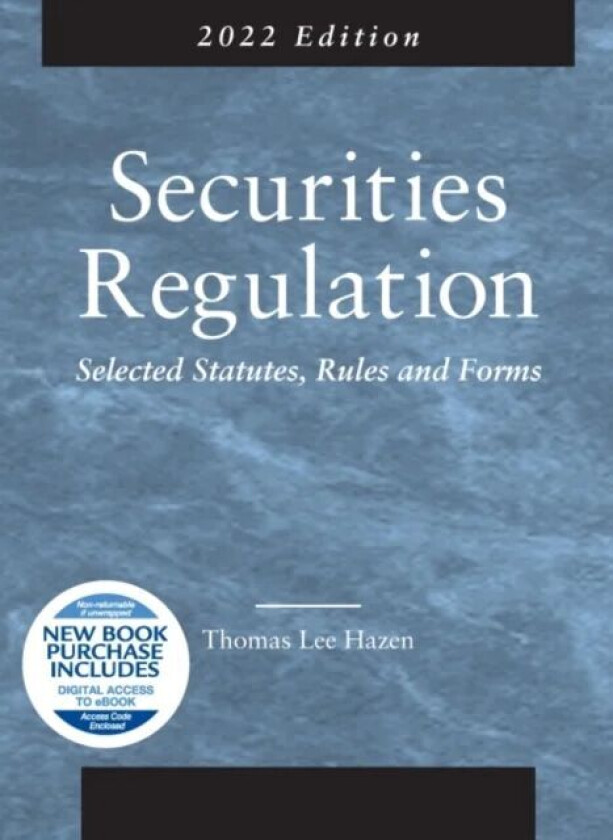 Securities Regulation av Thomas Lee Hazen