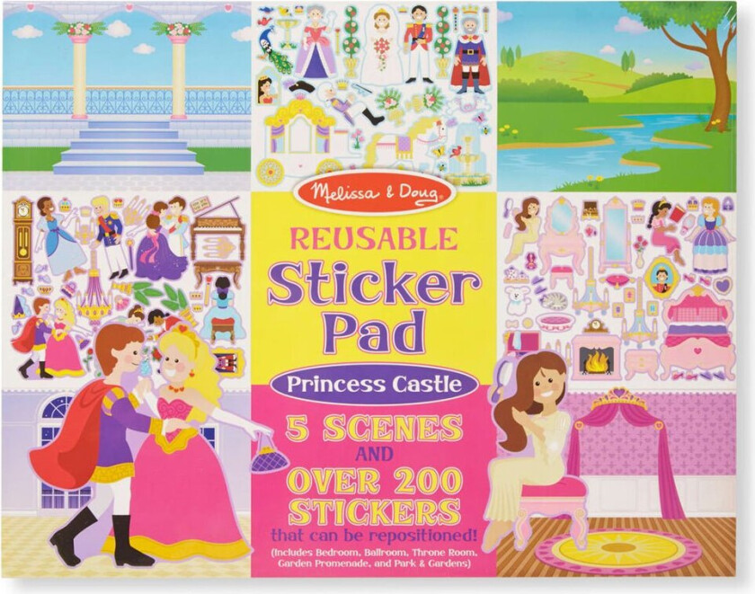 - Reusable Sticker Pad - Princess Castle (14306)
