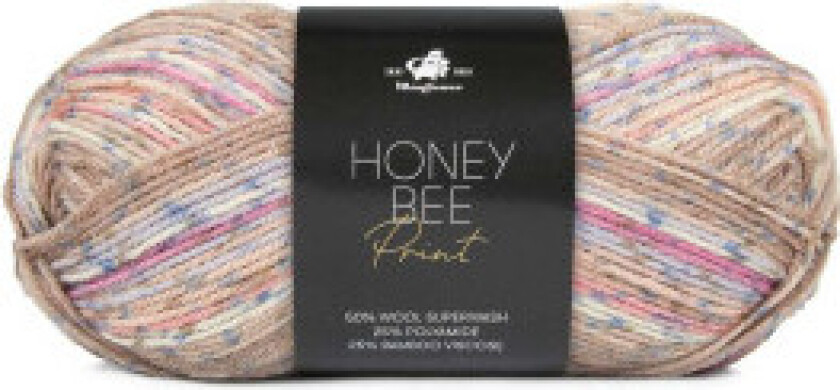 Honeybee Print Garn 1018 Skogens bunn