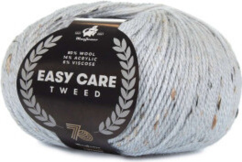 Easy Care Tweed Garn 404 Sølvgrått