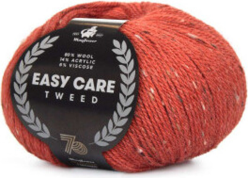 Easy Care Tweed Garn 448 Rød oker