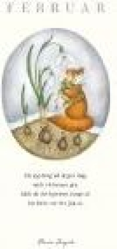 Februar– Året plakat Elvira Fragola