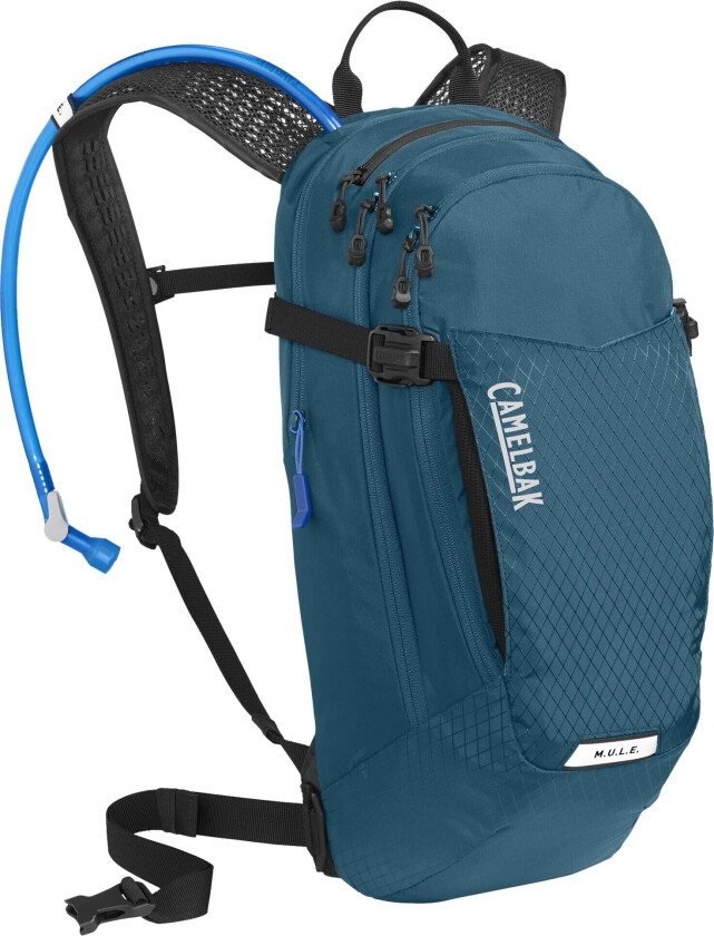 Camelbak Hydration pack M.U.L.E 12L 23, sekk med drikkebeholder unisex Maroccan Blue/Black