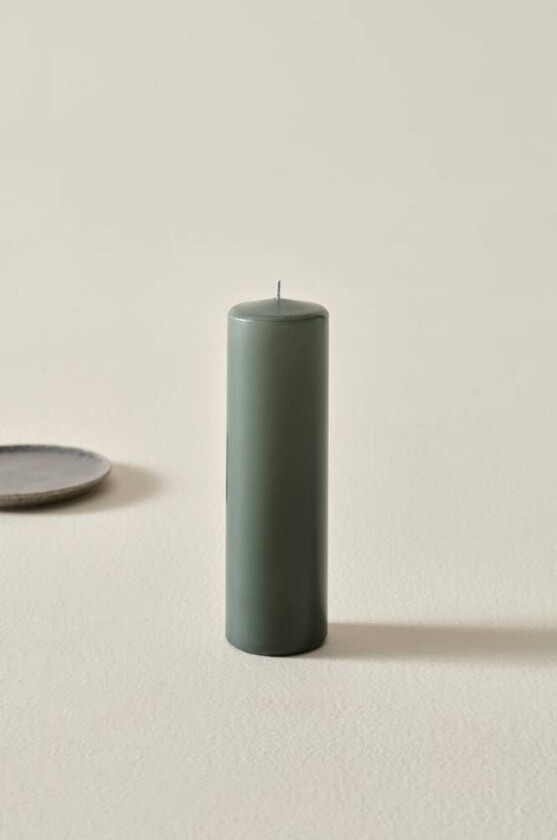 MATT kubbelys - høyde 20 cm Antikkgrønn
