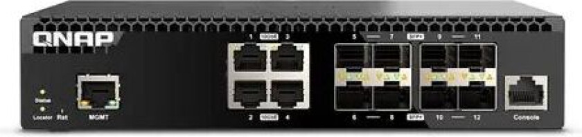 Bilde av QSW-M3212R-8S4T - switch - 12 ports - Managed - rack-mountable