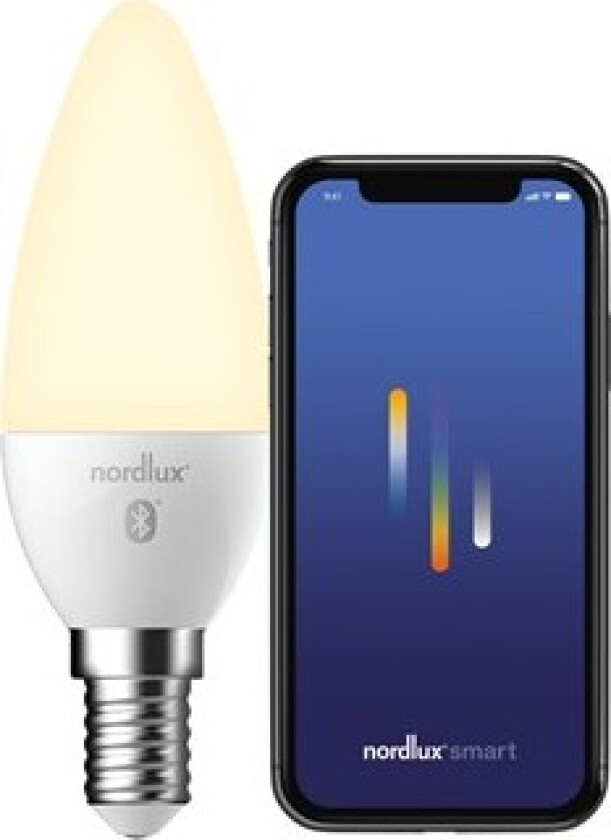 Pære Smart E14 LED Kerte (430 lm) White - Nordlux