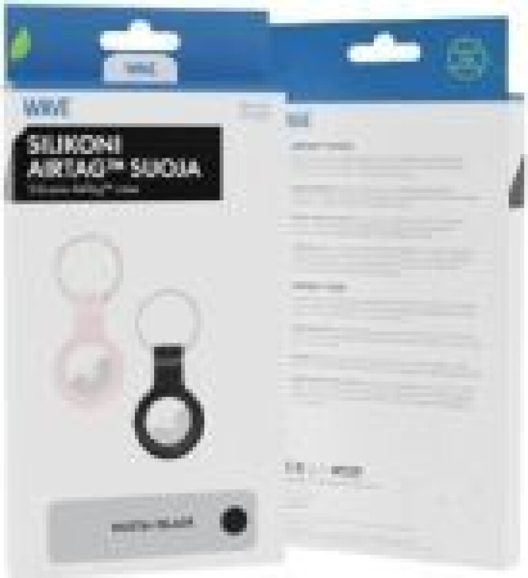 Bilde av silicone protector with key ring, Apple AirTag, black
