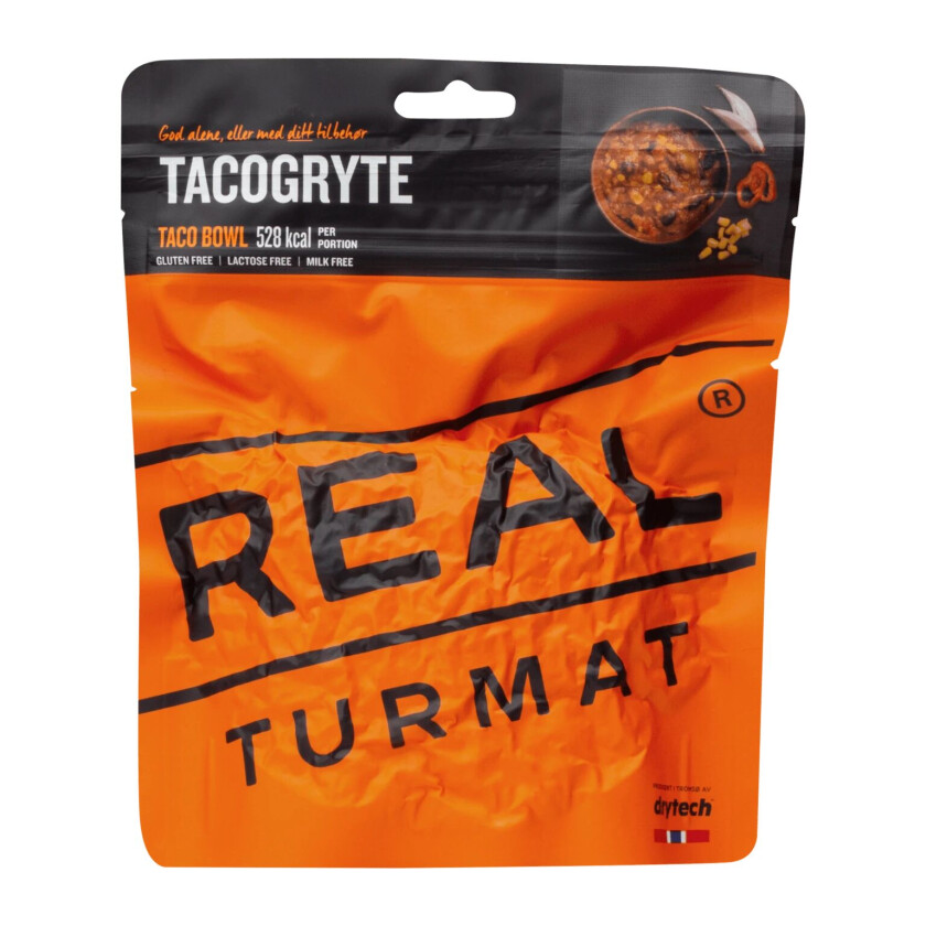 Real Turmat Tacogryte, turmat Orange