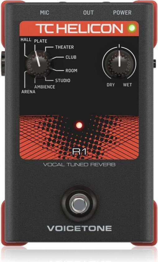 VoiceTone R1 Vokal Innstilt Reverb Voice Prosessor