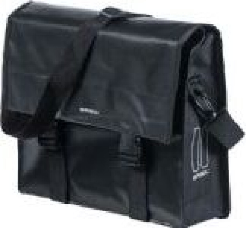 17768, Bakre, Sykkelveske, Polyester, Presenning, Svart, 17 l, 5 kg