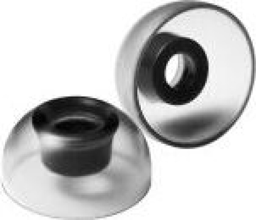 AZLA SednaEarfit Crystal TWS (M/ML/L) In-ear Hovedtelefon ørepuder 3 Paar Sort, Transparent