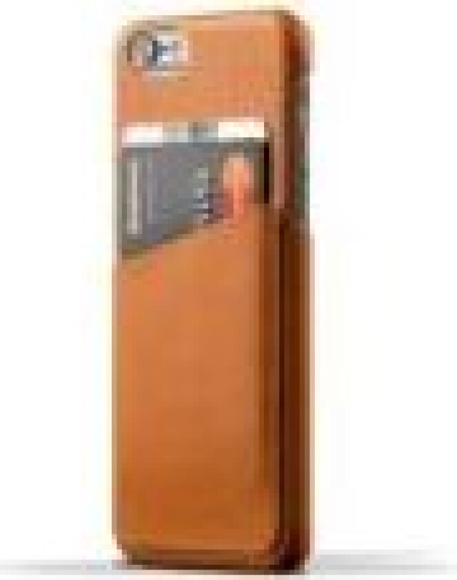 Leather Wallet Case, Tegnebog, Apple, iPhone 6 Plus, Solbrun