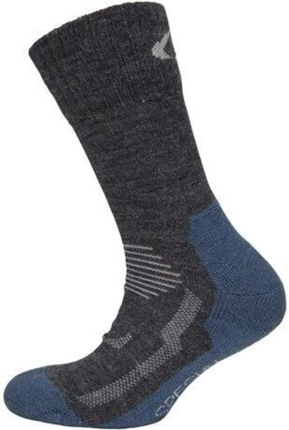 Spesial, ullsokk junior Charcoal Melange/Ste