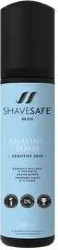 Shavesafe Man Shaving Foam Sensitiv Skin 200 ml