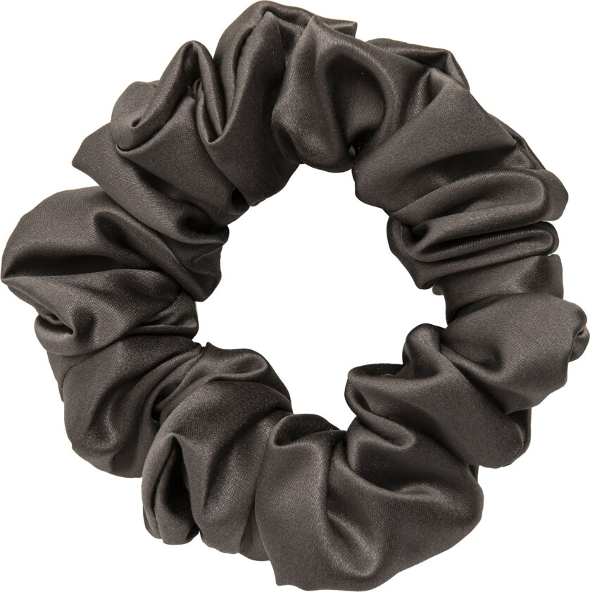 Bilde av Silk Hair Scrunchie Dark Grey